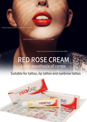 Red Rose Numb Cream Permanent Makeup Lidocaine Anesthetic Cream Lip Eyebrow Tatoo