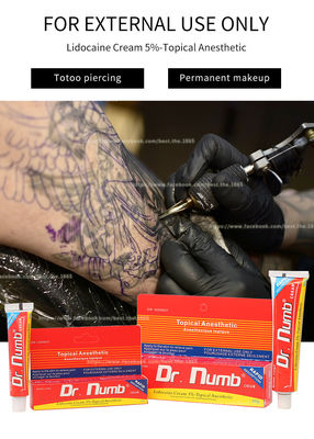 Non Oily Numb Anesthetic Cream Dr Numb 30g Lidocaine Cream For Lip Eyebrow Tattoo Laser Hair Removal