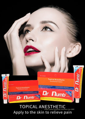Non Oily Numb Anesthetic Cream Dr Numb 30g Lidocaine Cream For Lip Eyebrow Tattoo Laser Hair Removal