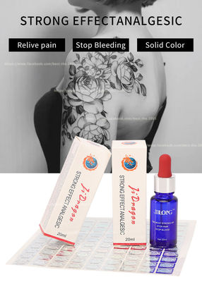 JINLONG Tattoo Anesthetic Liquid Transparent Freeze Ice Pain Stop Liquid 20ml
