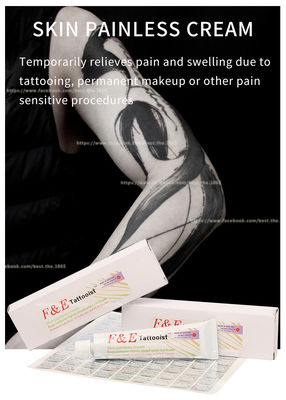 30G Anesthetic Numbing Cream / F&E Tattooist Skin Painless Cream Lasting For 3 Hours