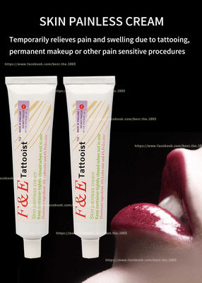 30G Anesthetic Numbing Cream / F&E Tattooist Skin Painless Cream Lasting For 3 Hours