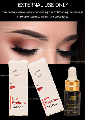 JILONG LIP EYEBROW TATTOO ANESTHETIC SOLUTION LIQUID PAINLESS EFFECTIVE LASTING FOR 3 HOURS TATTOO NUMBING LIQUID