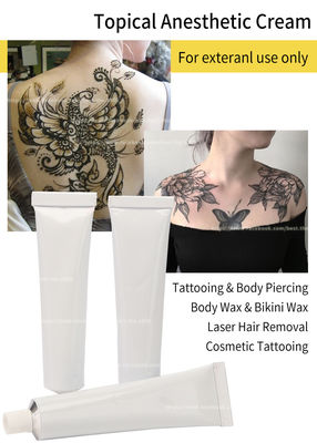 Lidocaine Cream Tattoo Painless Cream Private Label White Tube 10g 30g high quality Tattoo Anesthetic Cream