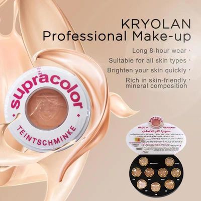 Effective Kryolan Supracolor Oil Control Face Foundation Cosmetics Loose Powder