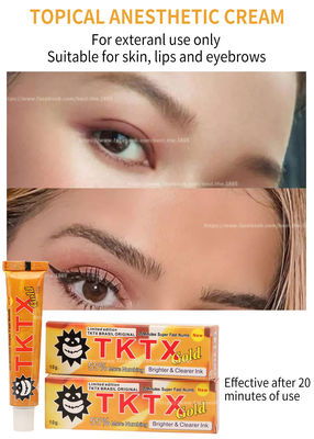 10g TKTX White Numbing Cream Stopping Pain Eyebrow Lip Anesthetic Lidocaine Cream