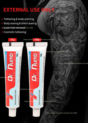 Dr Numb 30g Permanent Makeup Tattoo Numb Cream Painless Lidocaine Cream Wholesale Price Tag #45 Gel 30ml TKTX TATTOOIST
