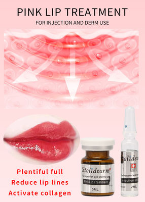 Exosome Serum Mesotherapy Solution Pink Lip Treatment Injectable Serum Dermal Filler