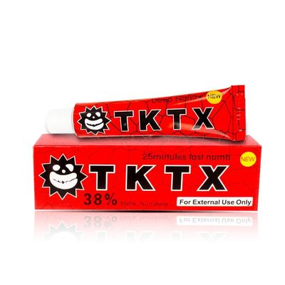 Red TKTX Tattoo Numbing Cream Anesthetic PMU Eyebrow Tattoo Aftercare Cream