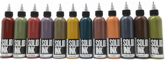 Natural Looking Permanent Makeup Pigment Solid Ink Tattoo Ink Vegan Chocolate 30ML