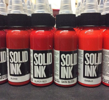 Micro Red Tattoo Ink Permanent Makeup Pigment 30ML 60ML 120ML 260ML Natural Looking