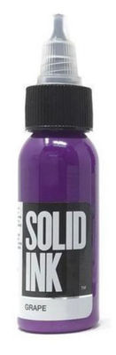 Vegan Friendly Solid Ink Tattoo Ink Purple Grape Super Concentrated Cruelty Free