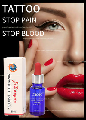 JINLONG Tattoo Anesthetic Liquid Transparent Freeze Ice Pain Stop Liquid 20ml